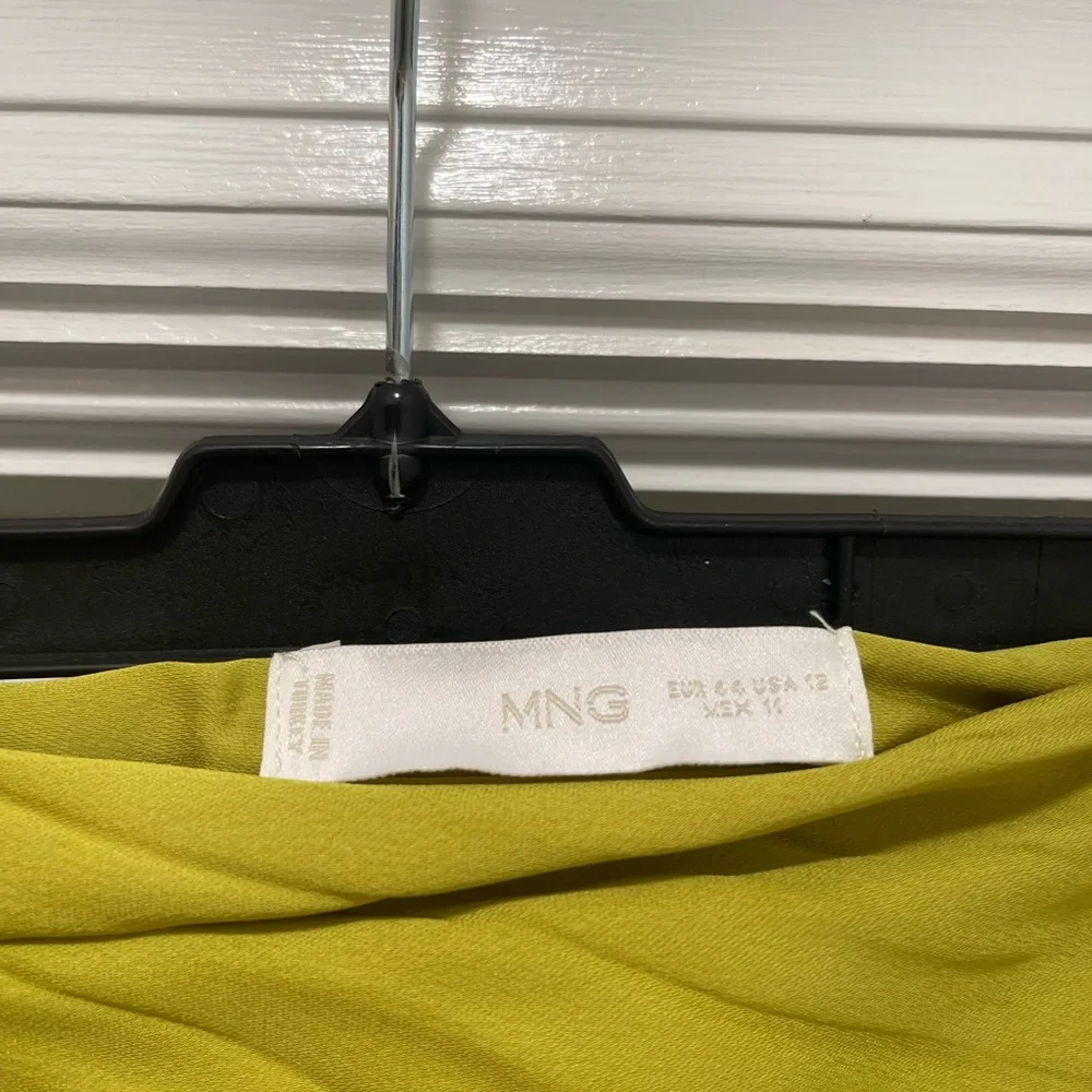 Mango PLEATED ASYMMETRIC SKIRT - Picture 8 of 8